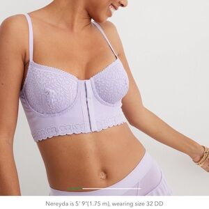 Aerie Lilac Lace Bralette